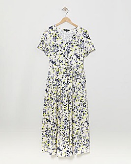 Soft Touch Tiered Asymmetric Swing Dress