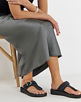 Jinx Toe Post Comfort Sandals - Wide Fit (E)