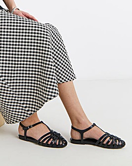 Beaufort Woven Fisherman Shoes - Wide Fit (E)