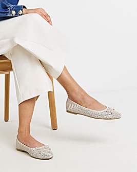 Antigua Lasercut Ballerina - Extra Wide Fit (EEE)