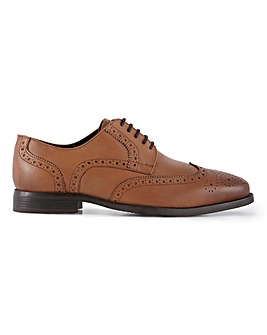 Classic Leather Brogue Wide Fit