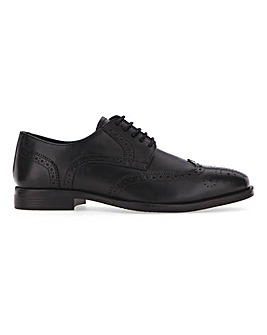 Classic Leather Brogue Wide Fit