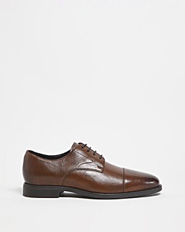 Leather Toe Cap Derby Wide