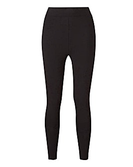 High Waist Cotton Rich Jersey Leggings Regular