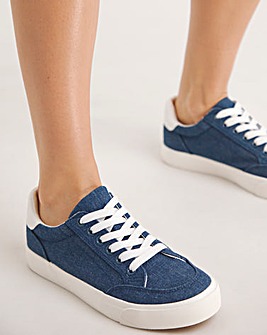 Millie Classic Lace Up Trainers Extra Wide EEE Fit