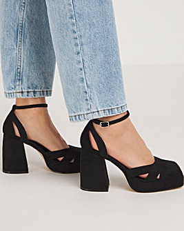 Mya Platform Heeled Shoes Extra Wide EEE Fit