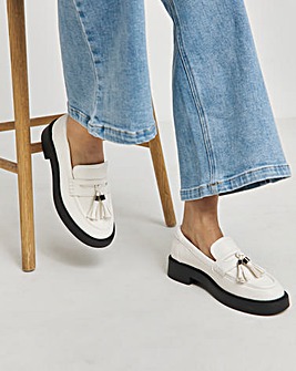 Juno Chunky Tassel Loafers Wide E Fit