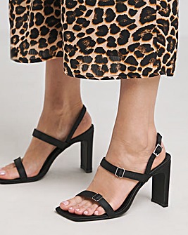 Arlo Barely There Heeled Sandals Ex Wide EEE Fit