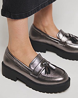 Jolene Tassle Chunky Loafer Extra Wide EEE Fit