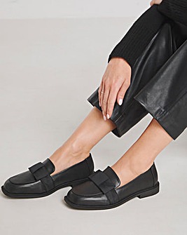 Lorelei Oversize Bow Loafer Shoes Extra Wide EEE Fit