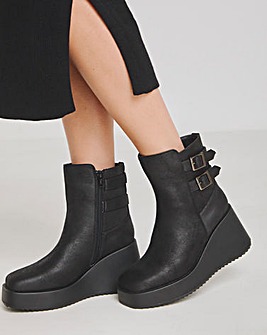 Jada Wedge Ankle Boots Extra Wide EEE Fit