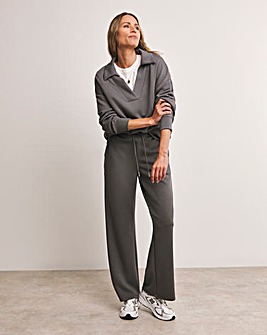 Anthology Steel Grey Wide Leg Joggers