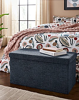 Gray & Osbourn No.1 Chenille Foldable Storage Ottoman