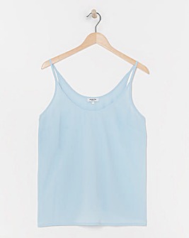 Simply Be Light Blue Scoop Neck Cami