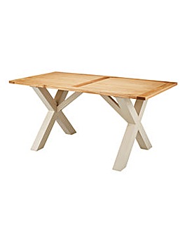Oxford Crossbase Two-Tone Dining Table