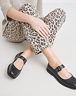 Radiance Square Toe Mary Jane Shoes Wide E Fit