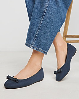 Abundance Classic Bow Ballerina Shoes Standard D Fit