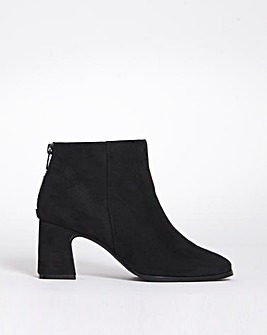 Kiana Zip Detail Shoe Boots - Extra Wide Fit (EEE)