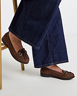 Tampa Low Cut Tassel Loafers - Wide Fit (E)