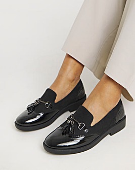 Drama Brogue Tassel Loafer - Extra Wide Fit (EEE)
