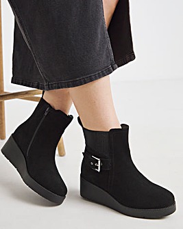 Natalie Wedge Chelsea Boots Wide E Fit