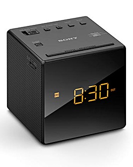 Sony ICF-C1B Cube Clock Radio - Black