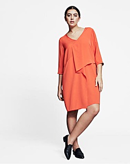 simply be orange dress