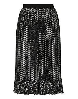 AX Paris Sequin Fit & Flare Skirt