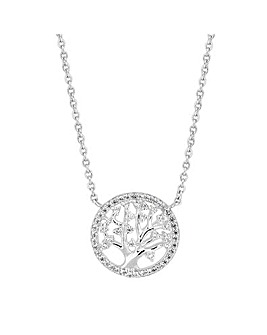 Simply Silver Tree Of Life Necklace
