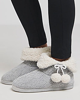 Dory Slipper Boots Wide E Fit