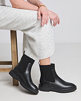 Rue Classic Chelsea Ankle Boots Extra Wide EEE Fit