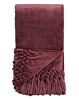 Silky Tasselled Throw