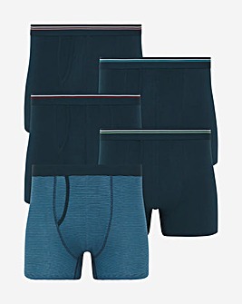 Pack Of 5 Stripe Waistband A Fronts
