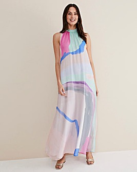 Phase Eight Squiggle Print Maxi Dress