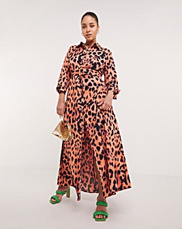 Dancing Leopard Dove Maxi Dress