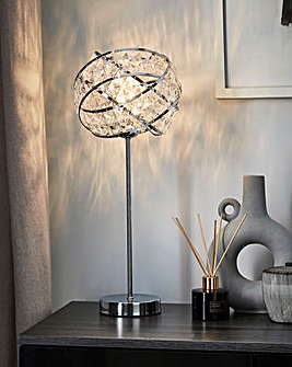 Twist Acrylic Table Lamp