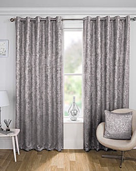 Halo Metallic Thermal Eyelet Curtain