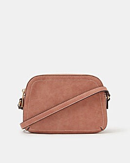 Accessorize Double Zip Crossbody Bag