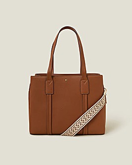 Accessorize Webbing Strap Tote Bag