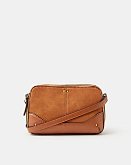Accessorize Classic Double Zip Crossbody Bag
