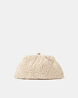 Accessorize Cloud Pearl Beaded Mini Bag