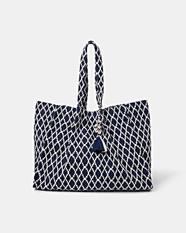 Accessorize Geometric Tote Bag