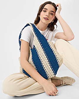 Accessorize Macrame Tote Bag