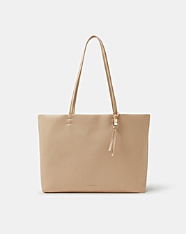 Accessorize Charm Faux Leather Tote Bag