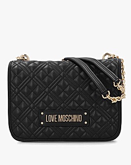 Love Moschino Quilted II Black Shoulder Bag