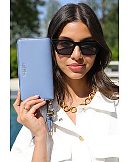 Luella Grey Ramona Blue Large Purse