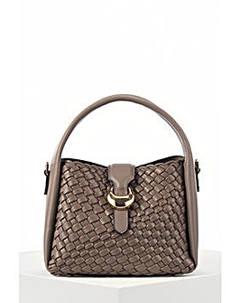 Luella Grey  Maggie Peat Weave Crossbody