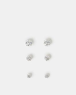 Accessorize ST-Plated Crystal Studs