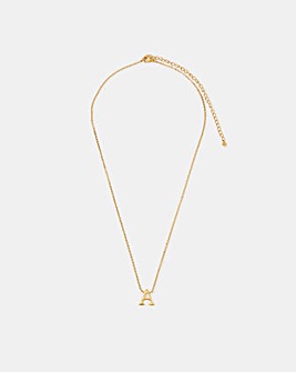 Accessorize SS Initial Pendant Necklace
