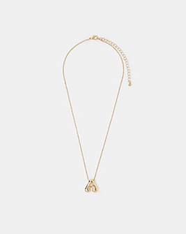 Accessorize Initial Pendant Necklace